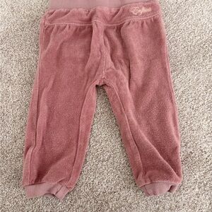 Enfant Girls' Rose Pink Terry Joggers